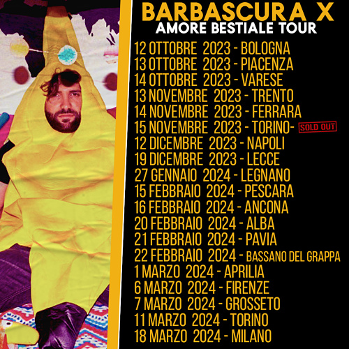 barbascura x date tour